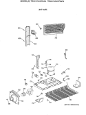 UNIT PARTS Diagram and Parts List for TBX21DAXCRAA  General Electric Refrigerator