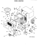 Part Location Diagram of WB14X0164 GE LOWER HINGE