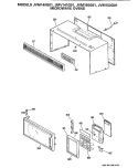 Part Location Diagram of WB56X1937 GE OUTER CASE, WHITE
