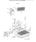 UNIT PARTS Diagram and Parts List for TBT21JAXBRWW  General Electric Refrigerator