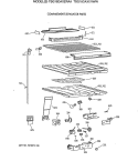 COMPARTMENT SEPARATOR PARTS Diagram and Parts List for TBG18DAXERWW  General Electric Refrigerator