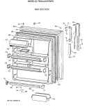 FRESH FOOD DOOR Diagram and Parts List for TBG24JAXERWW  General Electric Refrigerator