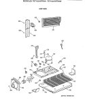UNIT PARTS Diagram and Parts List for TBT18JAXFRAA  General Electric Refrigerator