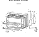 FREEZER DOOR Diagram and Parts List for TBT21DAXCRWW  General Electric Refrigerator