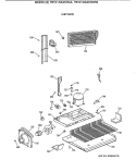 UNIT PARTS Diagram and Parts List for TBT21DAXCRWW  General Electric Refrigerator