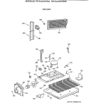 UNIT PARTS Diagram and Parts List for TBT24JAXCRAA  General Electric Refrigerator