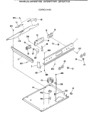Part Location Diagram of WB18K5496 GE MAIN TOP WIRE HARNESS