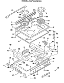 Part Location Diagram of WB24K5081 GE ROCKER SWITCH-LG ELEMENT