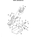 Section Diagram and Parts List for JGSP40AES1AG  General Electric Range