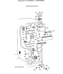 FRESH FOOD SECTION Diagram and Parts List for TFT24PAXBAA  General Electric Refrigerator