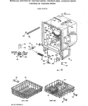BODY PARTS Diagram and Parts List for GSD830X-68WW  General Electric Dishwasher