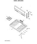 Section Diagram and Parts List for JGBS04GER2  General Electric Range