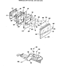 Section Diagram and Parts List for JRP14GV1BB  General Electric Wall Oven