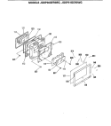 Section Diagram and Parts List for JGSP30GER3BG  General Electric Range