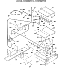 Section Diagram and Parts List for JGSP30GER3BG  General Electric Range