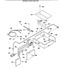 Section Diagram and Parts List for JGRS14GEV1BB  General Electric Range