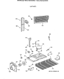 UNIT PARTS Diagram and Parts List for TBX21MAXERWW  General Electric Refrigerator