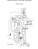FRESH FOOD SECTION Diagram and Parts List for TFX24PAXBWW  General Electric Refrigerator