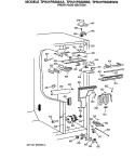 FRESH FOOD SECTION Diagram and Parts List for TPH21PBSMAA  General Electric Refrigerator