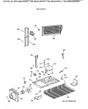 UNIT PARTS Diagram and Parts List for TBX18MAXKRWW  General Electric Refrigerator