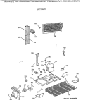 UNIT PARTS Diagram and Parts List for TBX19DAXKRWW  General Electric Refrigerator