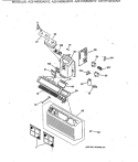 Section Diagram and Parts List for AZ51H12EADV2  General Electric Air Conditioner