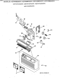 Section Diagram and Parts List for AZ51H06DADV3  General Electric Air Conditioner
