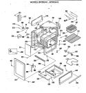 Section Diagram and Parts List for JSP28GN2  General Electric Range