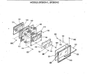 Section Diagram and Parts List for JSP28GN2  General Electric Range