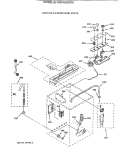CONTROLS & REAR PANEL PARTS Diagram and Parts List for WSKS2060TA  General Electric Washer
