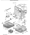 BODY PARTS Diagram and Parts List for GSD4940Y66SS  General Electric Dishwasher