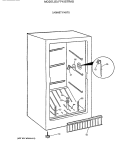 CABINET PARTS Diagram and Parts List for FP15STRAD  General Electric Freezer