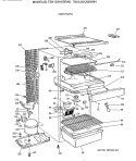 Part Location Diagram of WR17X4109 GE MULLION (ALMOND)