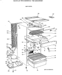 Part Location Diagram of WR17X4108 GE MULLION (WHITE)