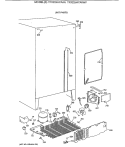UNIT PARTS Diagram and Parts List for TFX22JAYAAA  General Electric Refrigerator