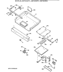 Part Location Diagram of 49-8544 GE UC/INSTALLAT