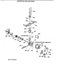 Section Diagram and Parts List for GSD1200T03XX  General Electric Dishwasher