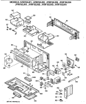 Section Diagram and Parts List for JVM152J02  General Electric Microwave