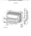 Part Location Diagram of WR12X1016 GE INSERT/NP Handle FZ AD