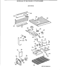 UNIT PARTS Diagram and Parts List for CTT16CYXLRWH  Hotpoint Refrigerator