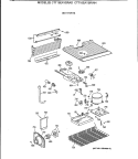 UNIT PARTS Diagram and Parts List for CTT18EAYBRAD  Hotpoint Refrigerator