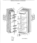 DOORS Diagram and Parts List for CST20KAXAWH  Hotpoint Refrigerator