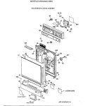 Part Location Diagram of WD34X1288 GE ESCUTCHEON