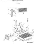 UNIT PARTS Diagram and Parts List for CTG18EAXERWH  Hotpoint Refrigerator