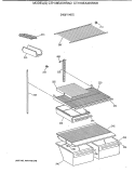Part Location Diagram of WR38X2085 GE TRIM SHELF