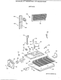 UNIT PARTS Diagram and Parts List for CTT18GAXFRAA  Hotpoint Refrigerator