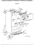 CABINET PARTS Diagram and Parts List for CTX18BAXGRWH  Hotpoint Refrigerator