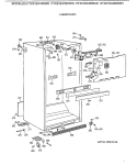 CABINET PARTS Diagram and Parts List for CTX21EAXERAD  Hotpoint Refrigerator