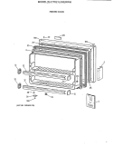 FREEZER DOOR Diagram and Parts List for CTX21LAXERWH  Hotpoint Refrigerator
