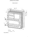 FRESH FOOD DOOR Diagram and Parts List for CTX21LAXERWH  Hotpoint Refrigerator